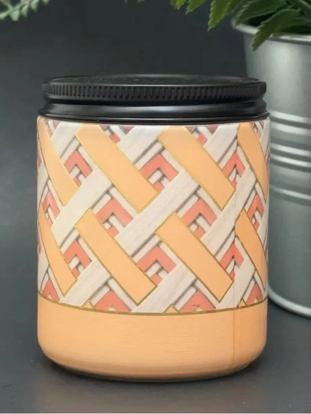 Bath & Body Works Beach Weather 8OZ Patterned Scented Mason Jar Candle